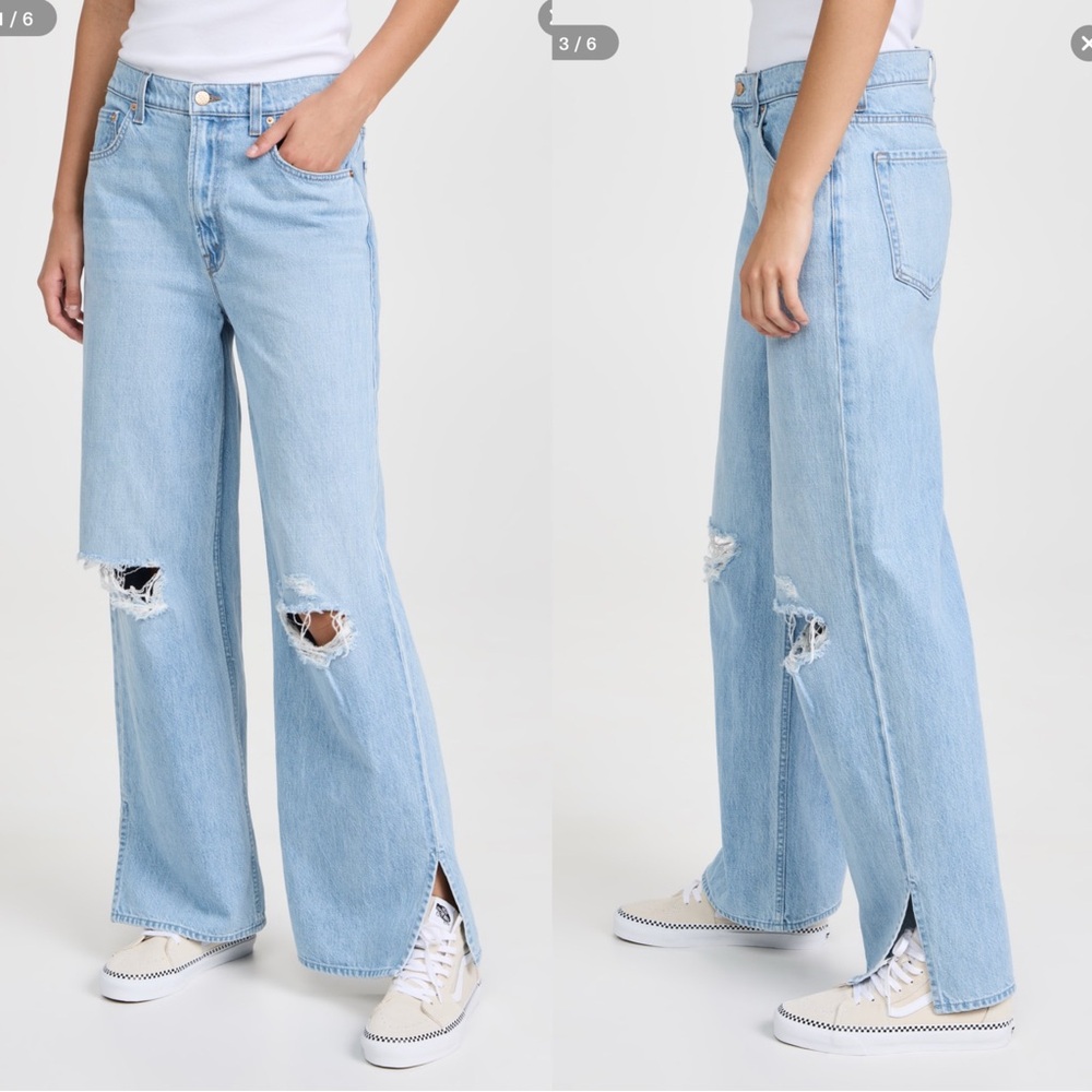 Mother SNACKS! The Fun Dip Puddle Slice Jeans 31